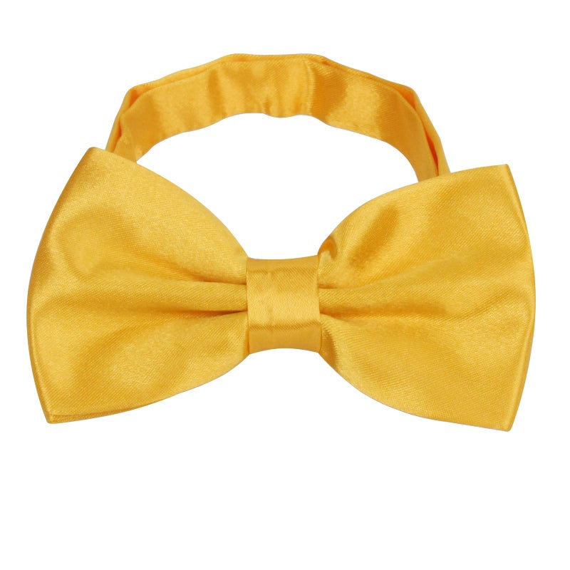GUCHOL Suspenders and Bow Ties for Mens and Women Strong Clip Adjustable Elastic 1920s Y Style for Wedding Party (Yellow) - Image 2